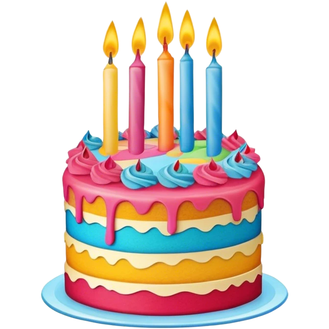 Birthday cake emoji