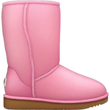 Pink ugg boots emoji
