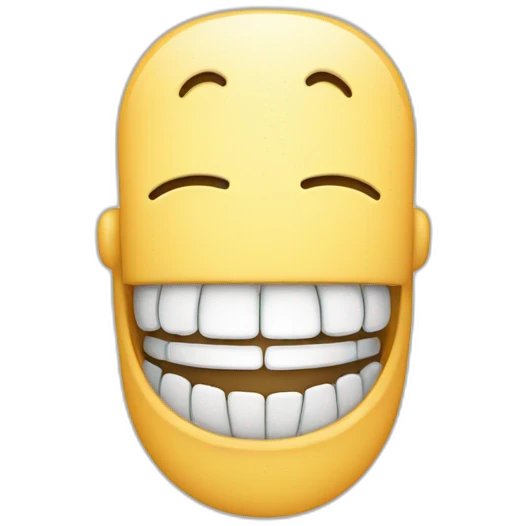 Smile in braces emoji