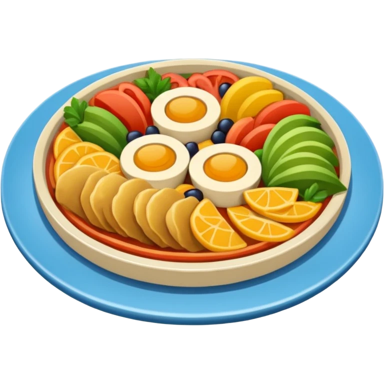 emoji de un plato emoji