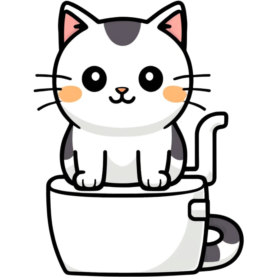 Cat toilet  emoji