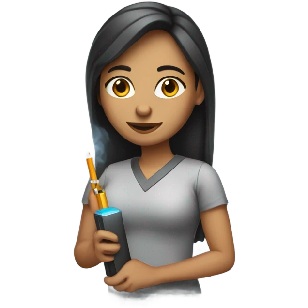 Computer science student woman, lighter skin   emoji