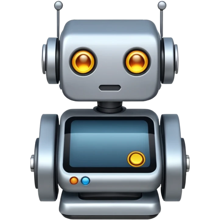 robotic stmoach emoji
