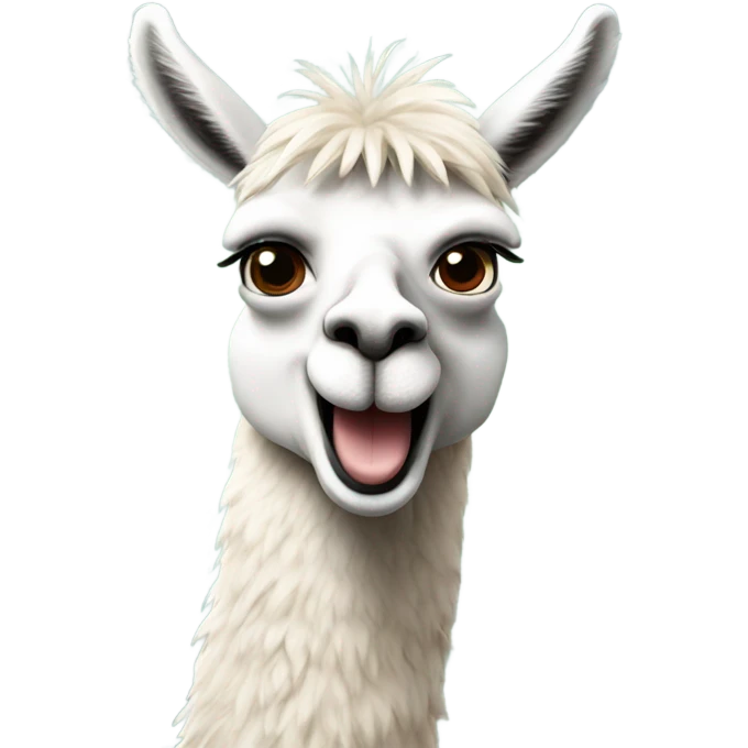 llama waving hi  emoji