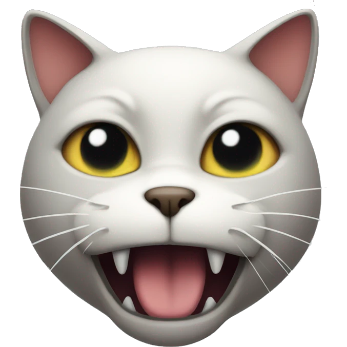 evil cat emoji