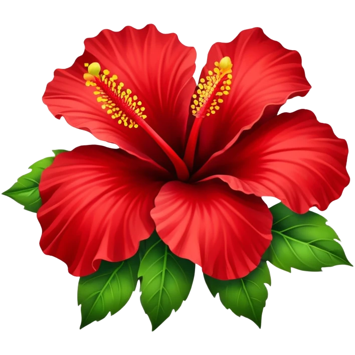 hibiscus flower emoji