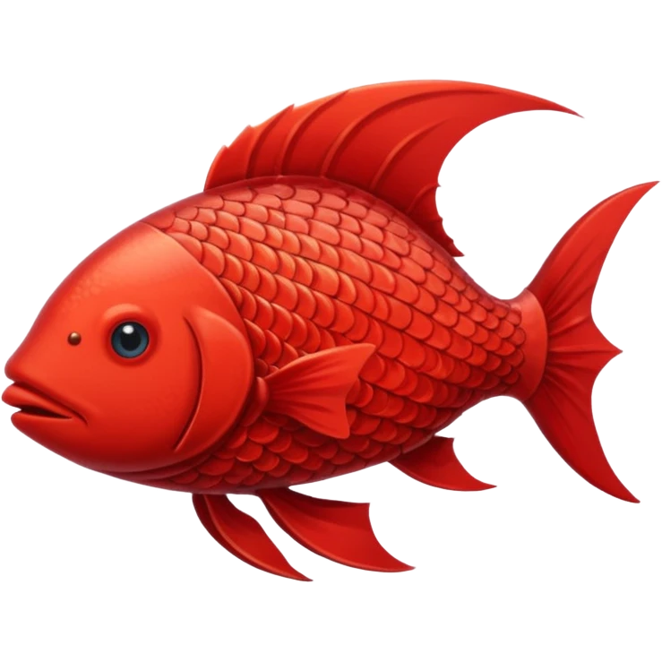 Pescado rojo emoji