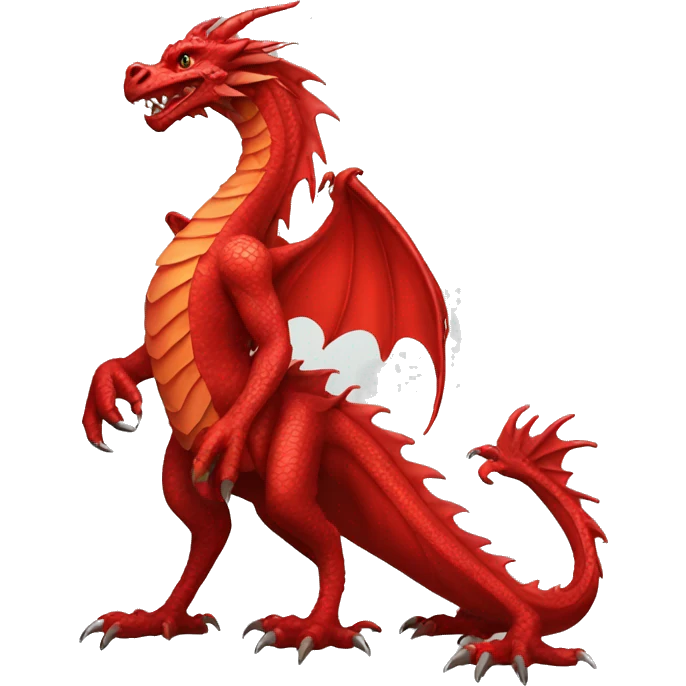 designer red dragon emoji