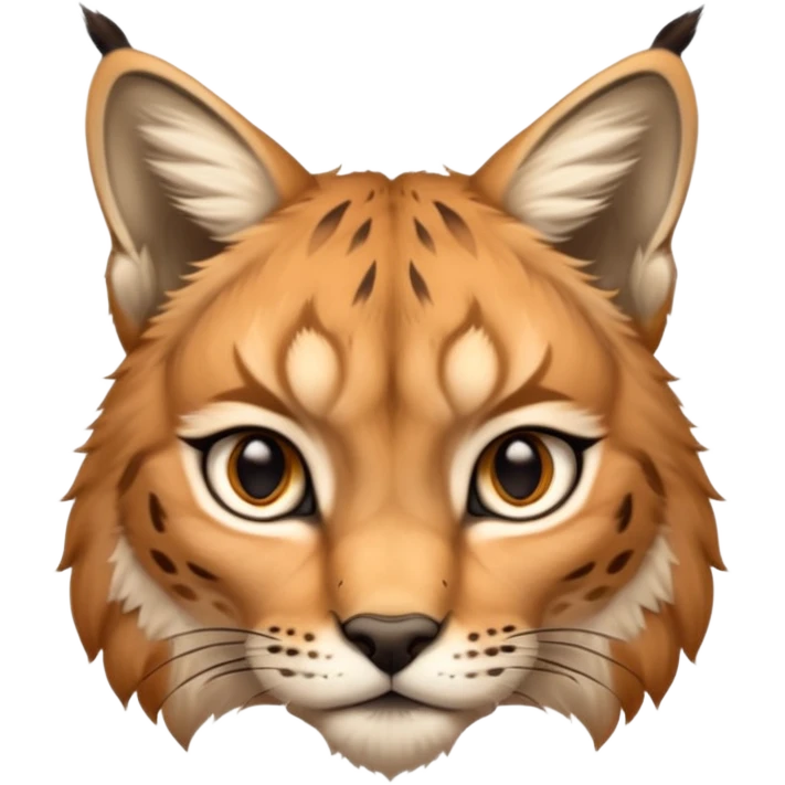 A high-resolution photo-realistic digital illustration of a majestic lynx, chest upward A high-resolution, photo-realistic digital illustration of a majestic young Eurasian lynx, shown from the shoulder upwards with markings emoji