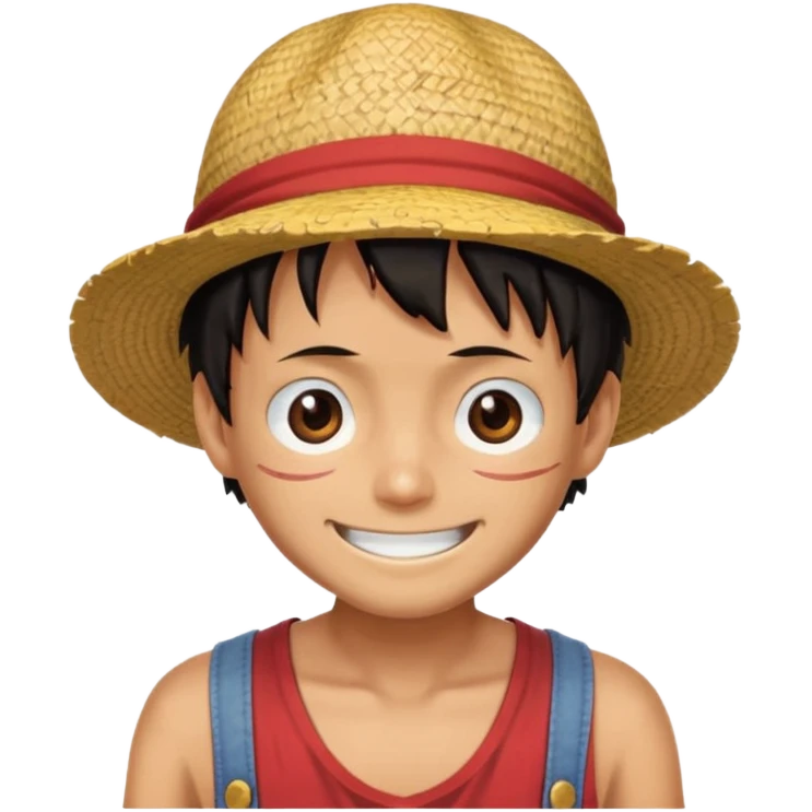 Luffy with scar emoji