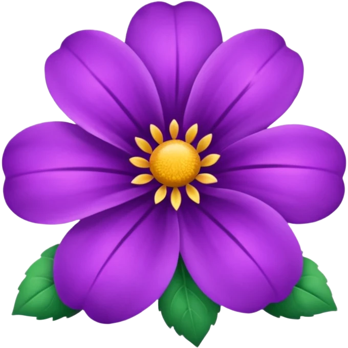 purple flower emoji