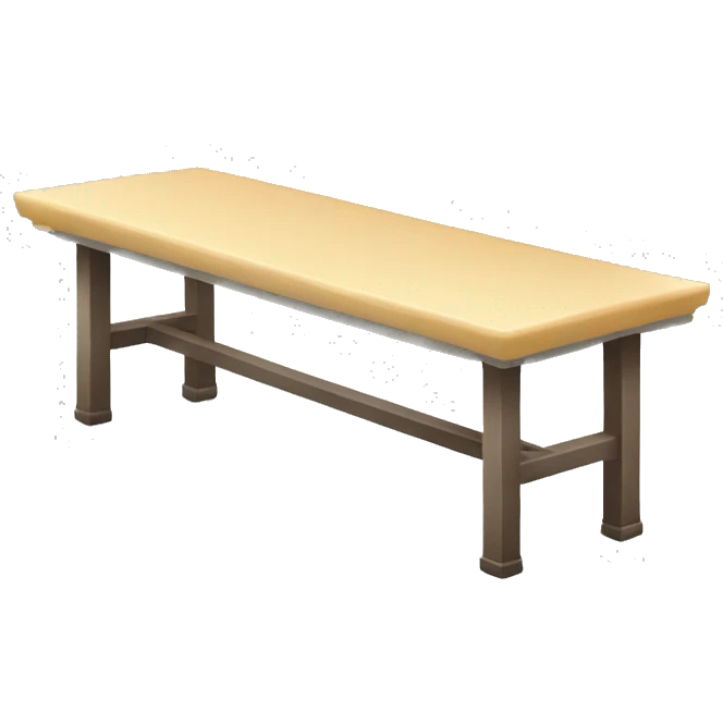 Plastic long table  emoji