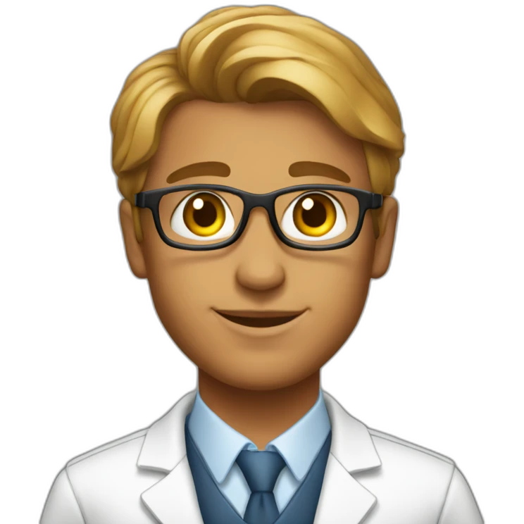 Sexy young tanned bioinformatician emoji