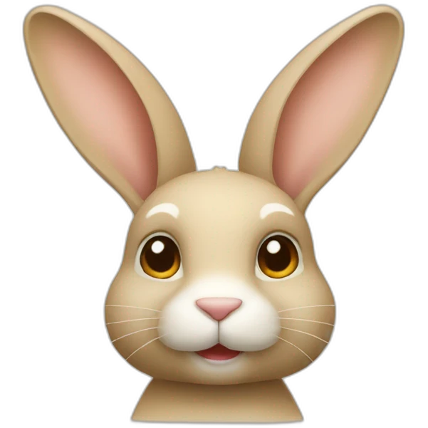 Lapin beige emoji