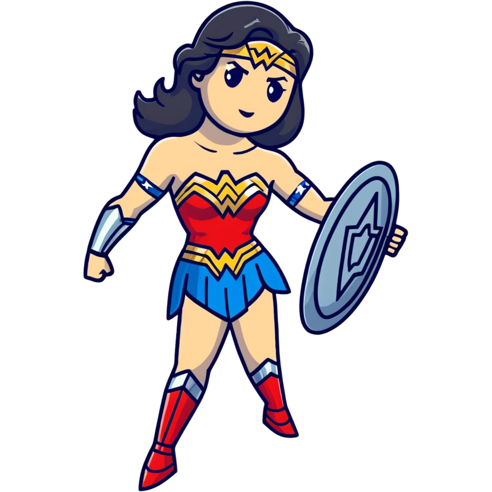 Wonder Woman superhero emoji