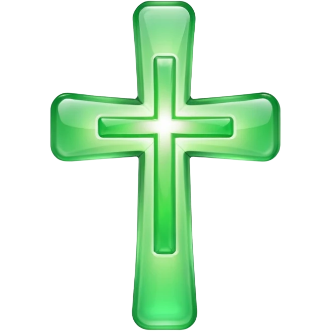 green pharmacy cross emoji