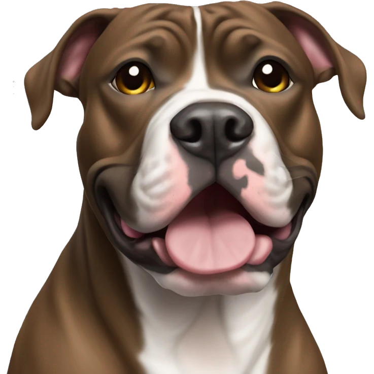 Solid Brindle pit bull  emoji