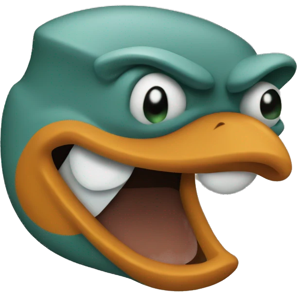 Perry the high platypus emoji