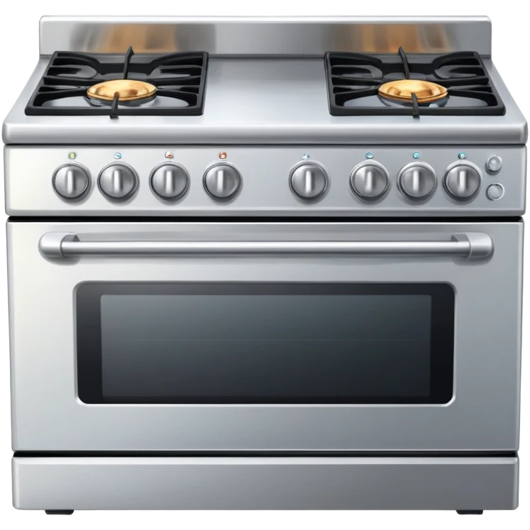 kitchen stove cooker with pots emoji