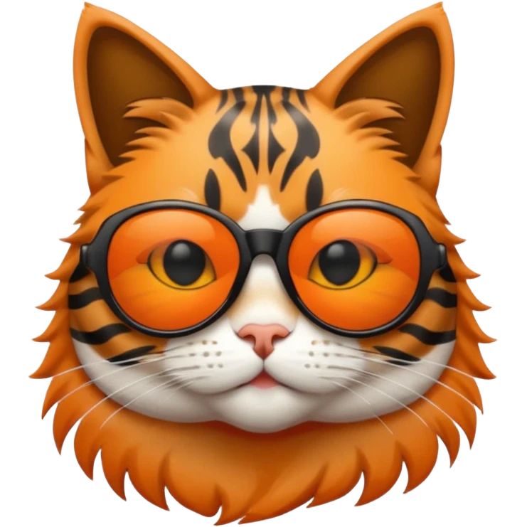 Cat wearing sunglasses emoji