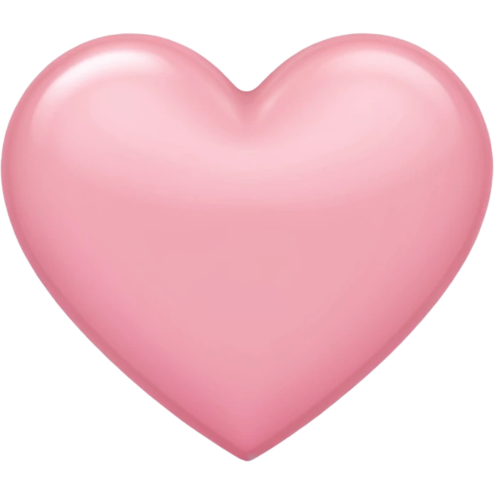 Light pink heart emoji emoji