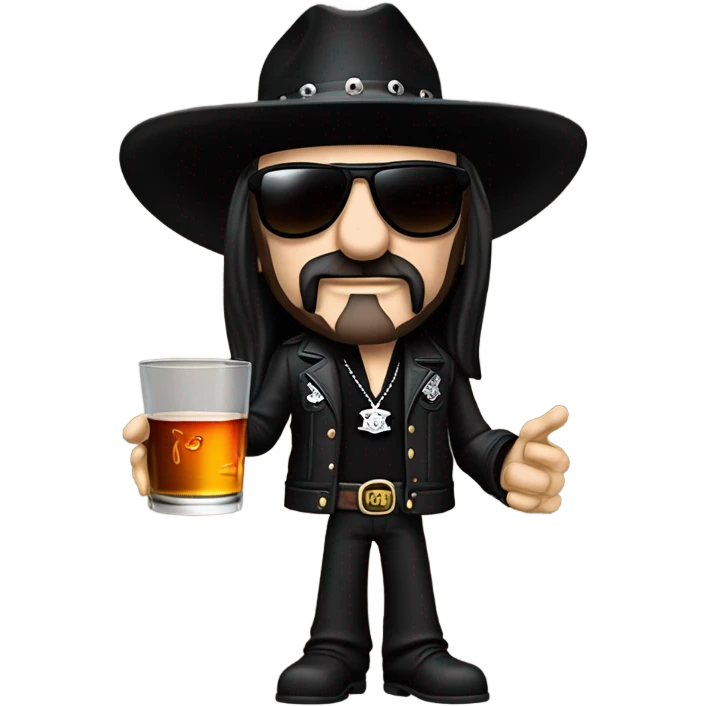 lemmy drinking jack daniels emoji