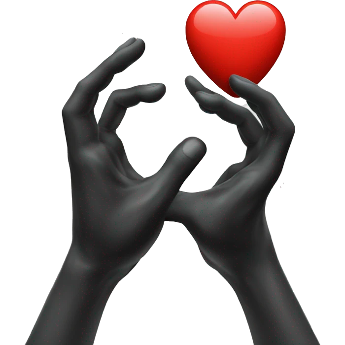 steve jobs heart love hand emoji