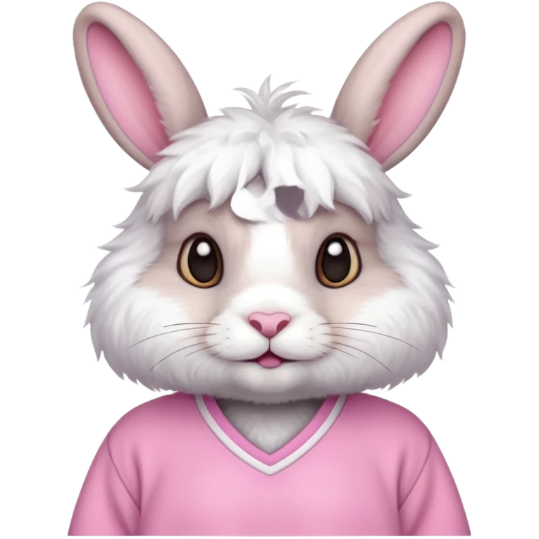 rabbit with pink jersey emoji
