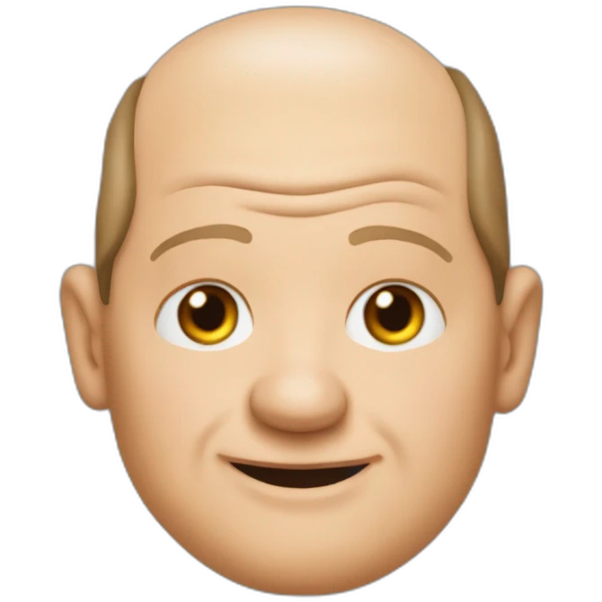 Olaf Scholz als joda emoji