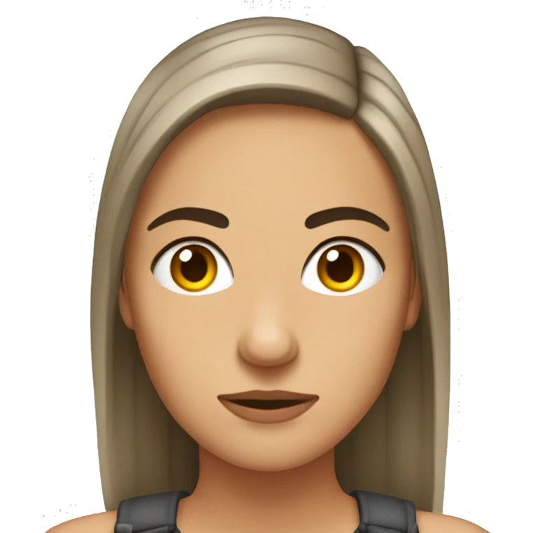 Cara haciendo pucheros con la cejas arrugadas  emoji