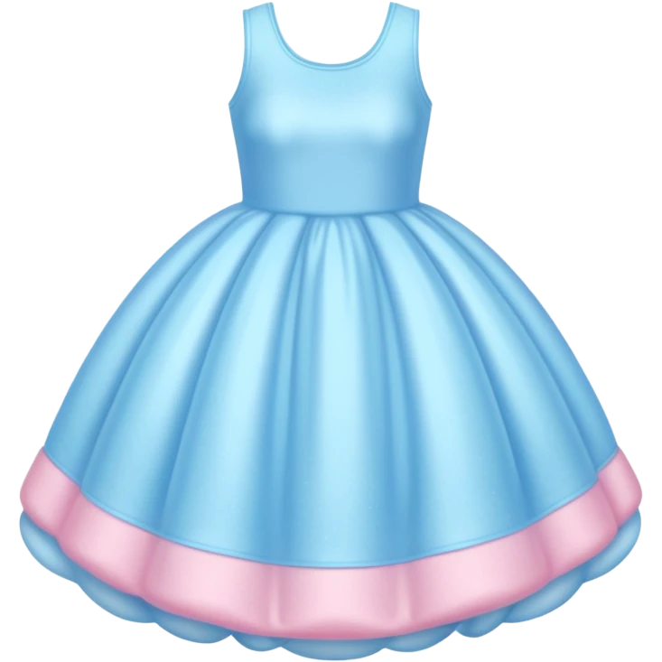 The bubble dress is typically a voluminous ball gown, designed to make Glinda look like she’s literally floating in a bubble. It features:  Pale blue or shimmering white-blue hues (in Ariana Grande’s movie version, it’s a soft, cotton-candy blue). emoji
