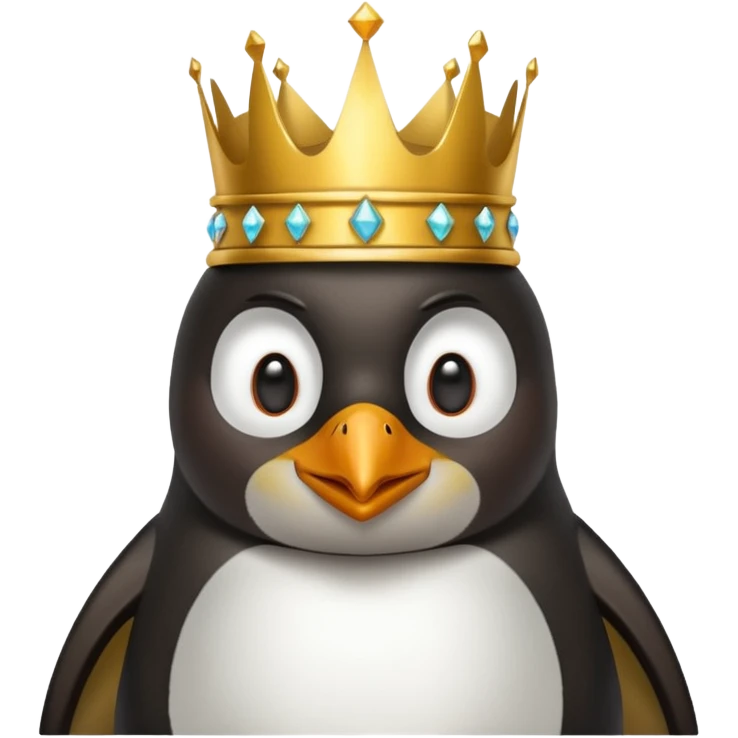 Penguin leach king emoji