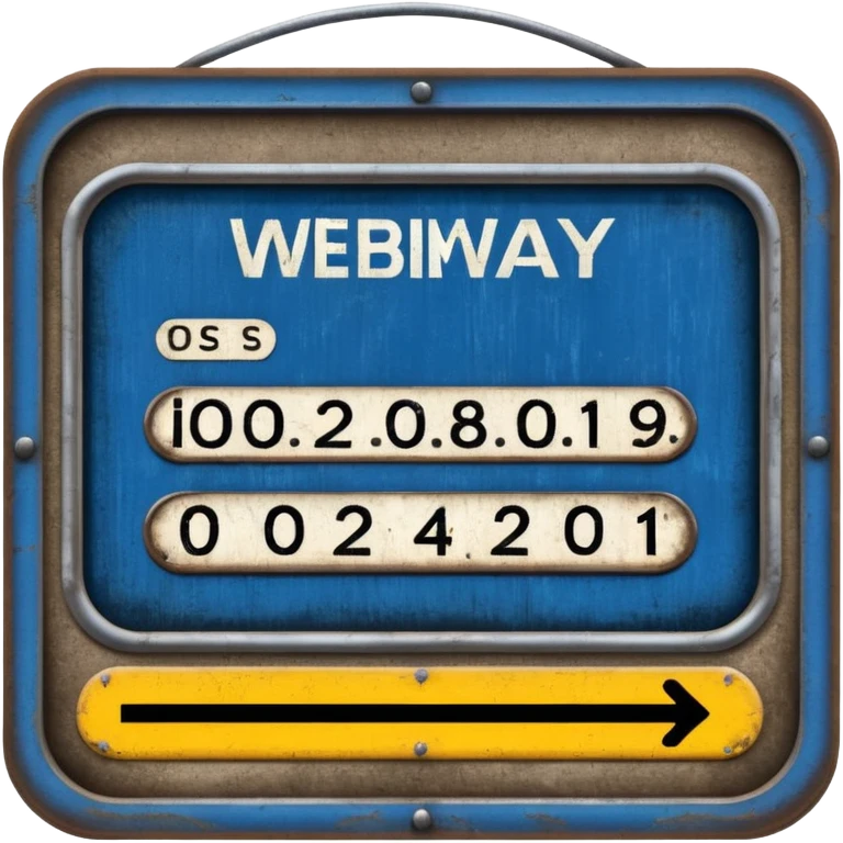 Platform Board – blue text display, Subway Sign. emoji