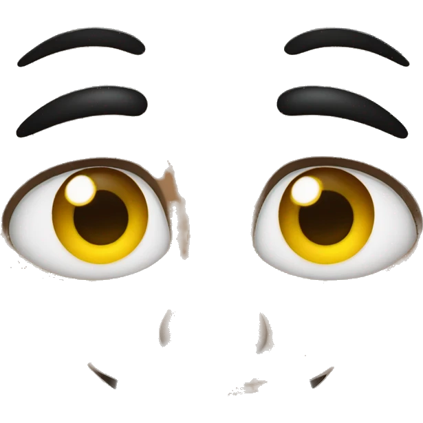 Happy eyes emoji