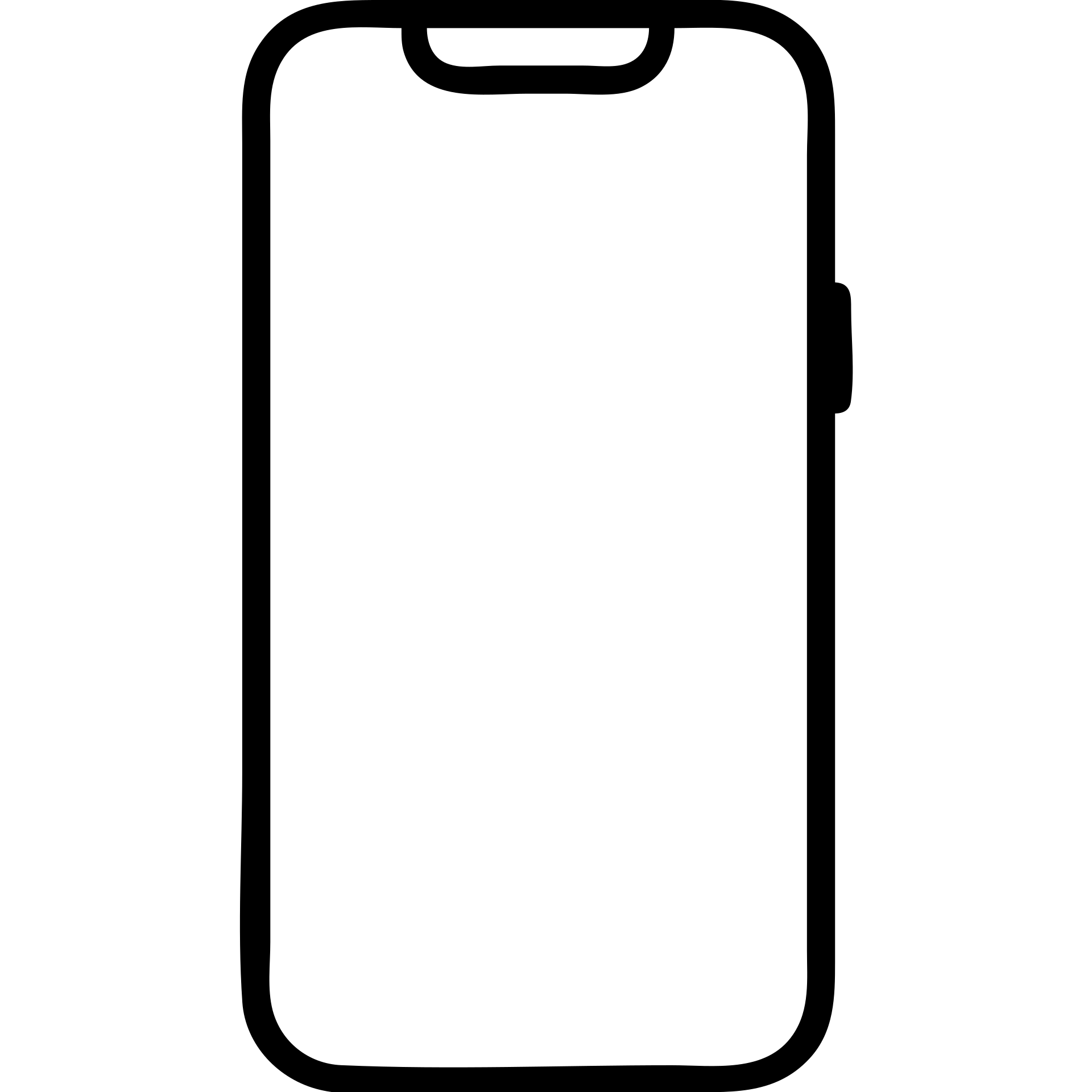 outlined iPhone icon emoji
