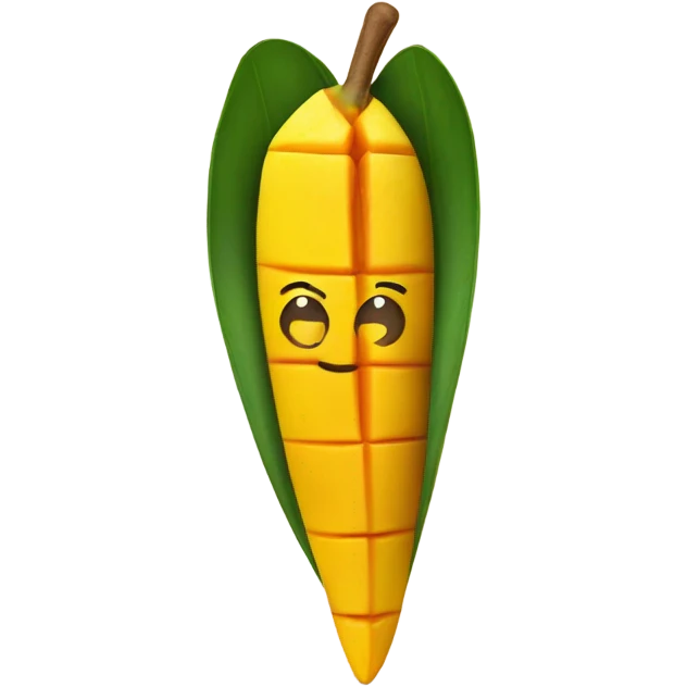 Mango sticky rice emoji
