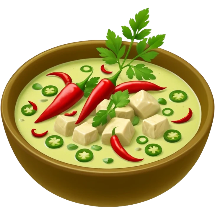 Thai Green Curry emoji