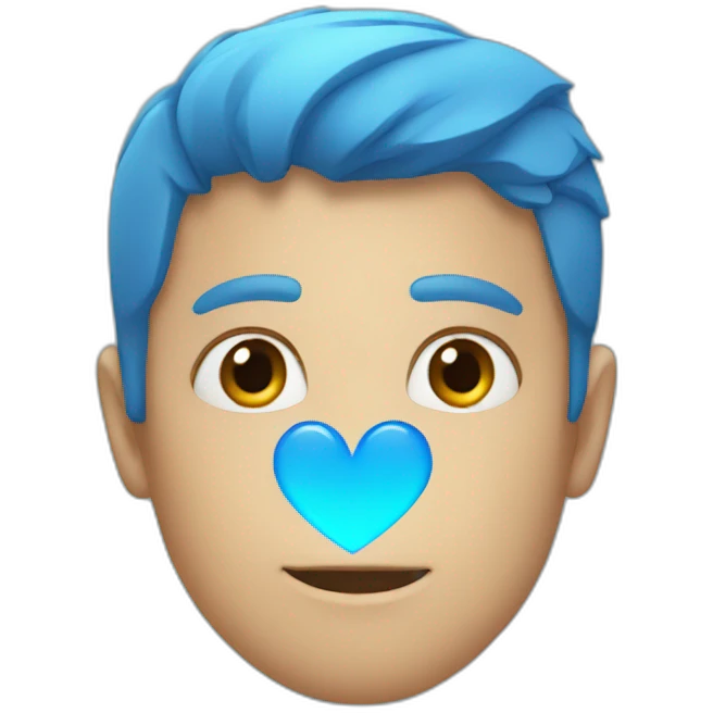 Blue heart emoji