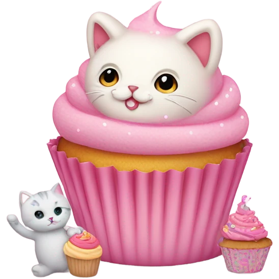 Cute stuff pinky emoji