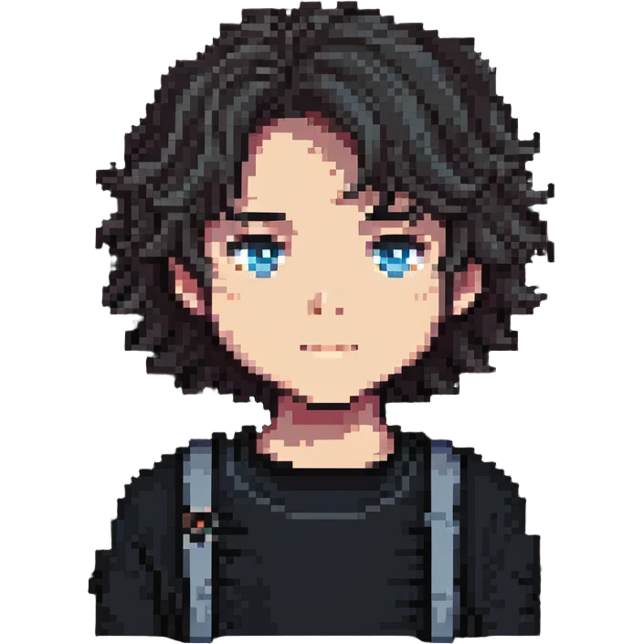 boy with slightly wavy hair emoji