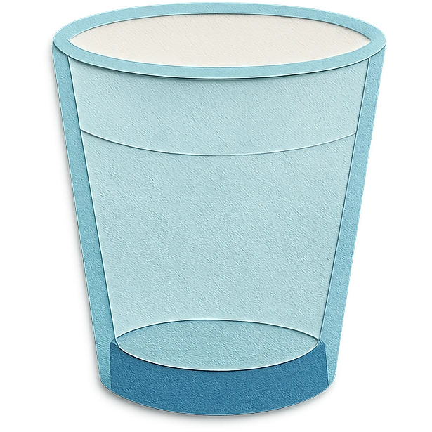 empty glass  emoji