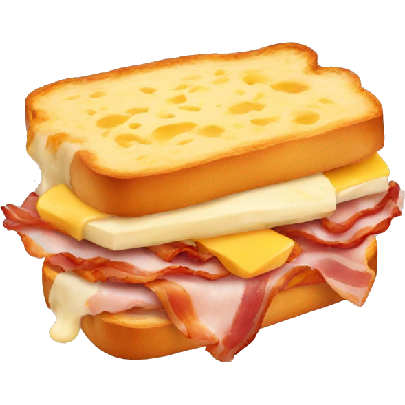 Bacon with cheese and chicken  emoji