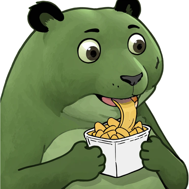 Ice cream ice cream eating panda ￼ emoji