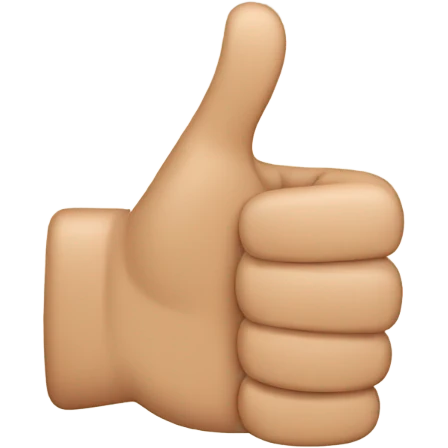 Multiple thumbs up emoji