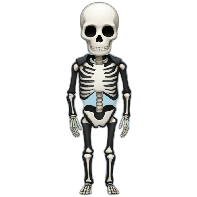 Skeleton suit emoji