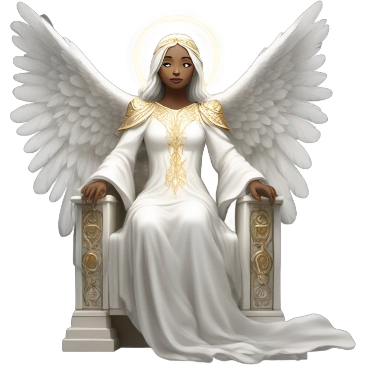 Thrones white angel emoji