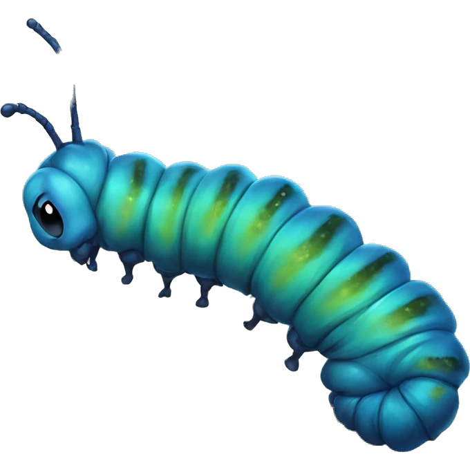 absolem blue catepillar realistic emoji