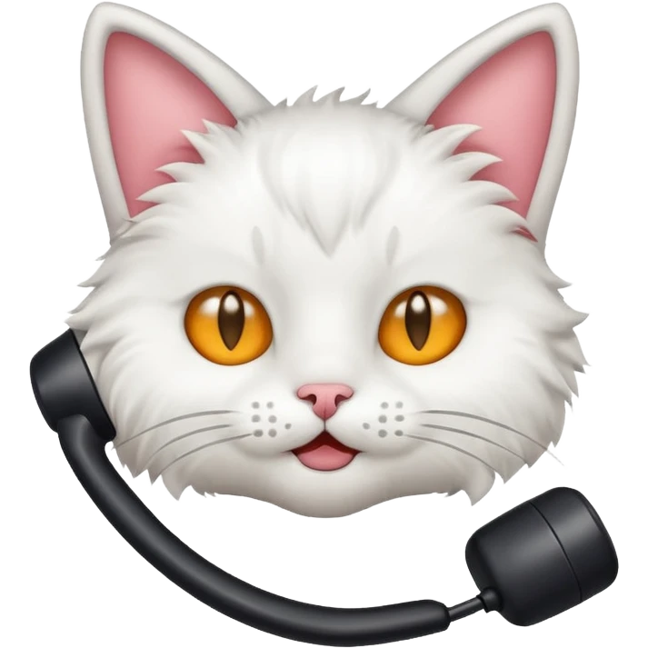 cat's ear on the phone emoji