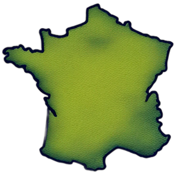 Map of France emoji