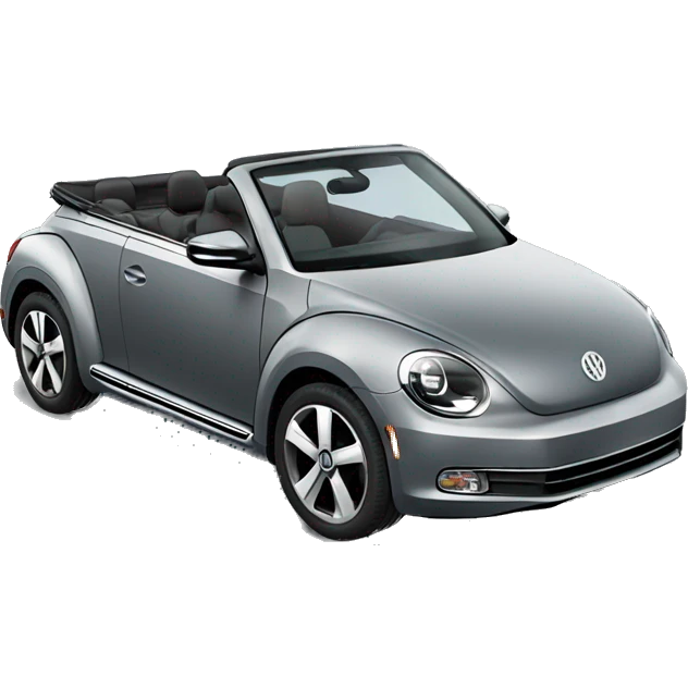 Grey 2013 VW Beetle Convertible  emoji